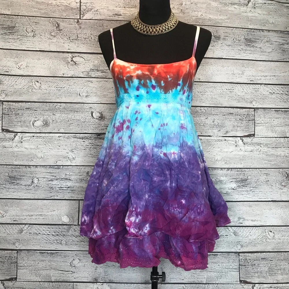 Mossimo supply co hand Tiedyed dress - Picture 1 of 8